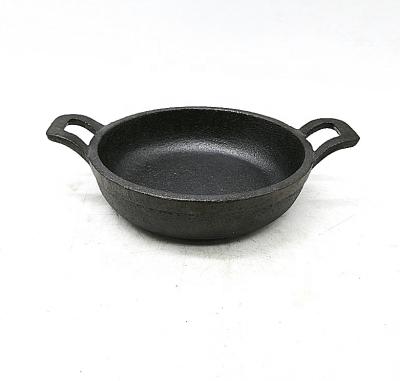 China Cast Iron Mini Serving Dish With Vegetable Disposable High Quality Oil Liner for sale