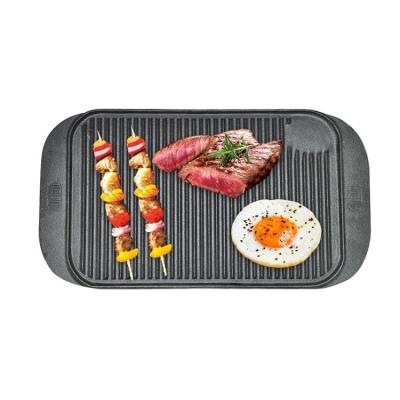 China Sustainable Korean Barbecue Grill Steak Dish Cast Iron Grill Pork Pork Chops Lamb Chops Chicken Wings Chicken Legs Seafood for sale