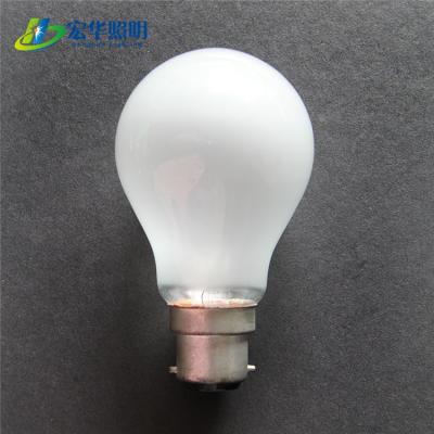 China High Voltage Aluminum / Brass Antique Safety Color A19 General Incandescent Light Bulb for sale