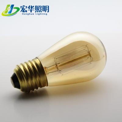 China New Product Brass Home Decorative St45 Edison E27 25W Light Bulb for sale