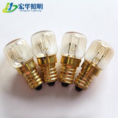 China ST25 Brass E14 300 Degree Oven Fridge Heat Resistant Lamp Bulb For Sale for sale