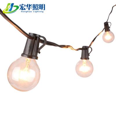 China Garden Decoration G40 Outdoor Christmas Festival Fairy Weeding Or String Light For Decoration Etc. halloween garden for sale