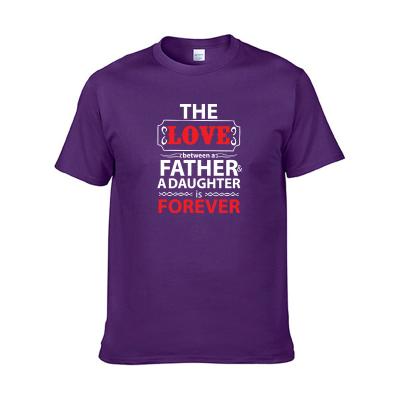 China 2022 Custom Anti-Wrinkle High Quality Father's T-shirt Shirt Fathers Day T-shirts 2022 for sale