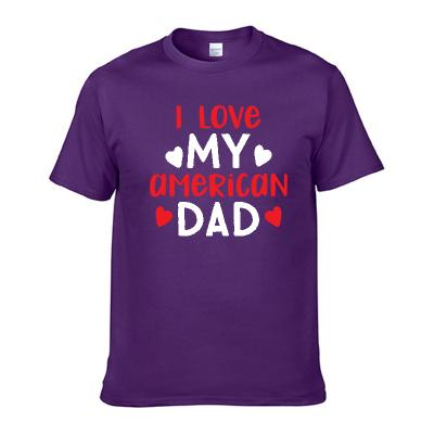 China New Raw Anti-Wrinkle Hot Sale Tee Dad Shirts For Giftsular Fathers Day T-shirt Tees for sale