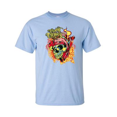 China Good Quality 220 Pro Breathable G/M Logo Printed Digital Print Custom Club Shirts T-shirt Printing In China Skeleton Tees Gifs for sale