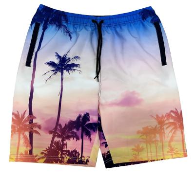 China Breathable mens Swimming Shorts  F420 33 Elastic Waistline Beachwear Trousers for sale