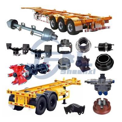 China Original BPW Axle Fuwa Axle Spare Parts For Heavy Duty Trailer Semi-trailer Transporter parts accessories for sale