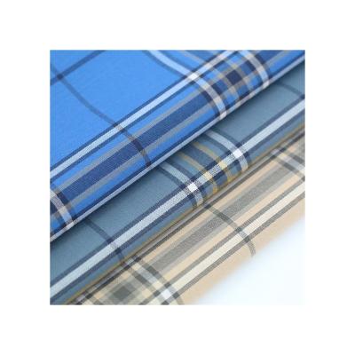 China Zara Stock Shirt Cotton Check Breathable Fabric China Factory Best Selling Comfortable Vape Dyed Cotton Fabric For Shirts for sale