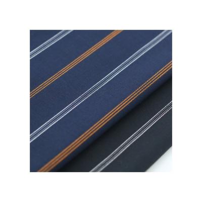 China New Breathable Goods Listed Factory Direct Sales Shirt Driver Stock Stripe Knitted Shirting Plain Dyed Fabric for sale