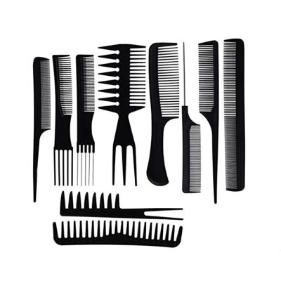 China Salon Toothed Tail Teasing Waves Pick Styling Professional Custom Plastic Hairbrush Hair Salon Comb for sale