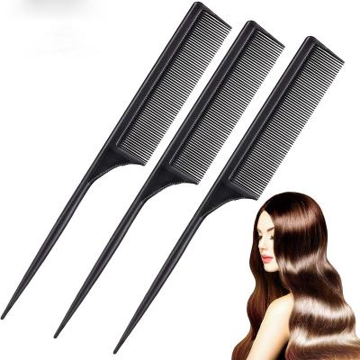 China Custom Braiding Starter Hair Salon Hair Rat Tail Hair Stylist Trimming Fine Comb for sale