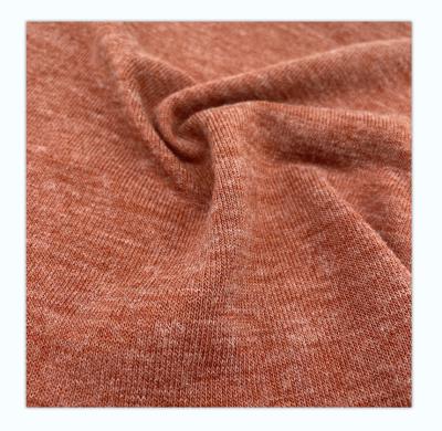 China Anti Pill China Strawberry Small Soft Handrail Feel Plain Rayon Poly Spandex Knit Fabric Custom Made for sale