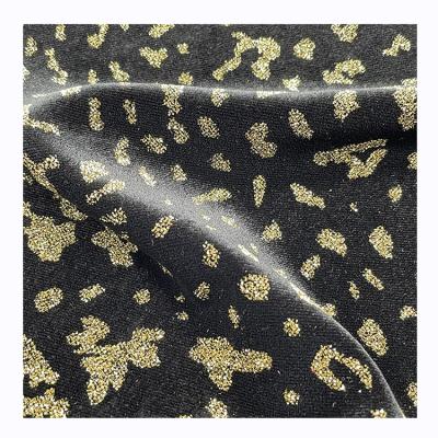 China Wholesale Good Quality 95% Anti-Pull Polyester 5% Spandex Foil Velvet Loose Soft Breathable Fabric for sale