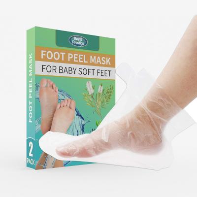 China Bamboo Fiber Tea Tree Foot Skin Mask - For Cracked Heels, Dead Skin & Calluses - Makes Your Feet Baby Soft - Removes & Repairs Rough Heels for sale