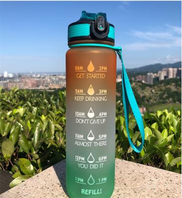 China Viable 1000ml BPA Free Custom Water Bottle For Travel, Gym Fitness Student Water Bottle for sale