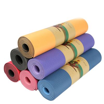 China Band Hot-Product Custom 6mm Thick Fitness Exercise Yoga Mat for sale