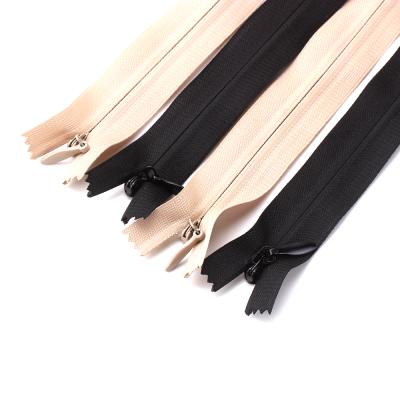 China Manufacture Nylon End Supply Supply Invisible Zipper For Garment Pants And Skirts for sale