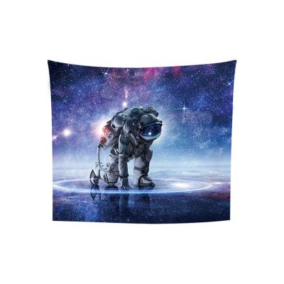 China Modern Outer Astronaut Space Tapestry Classic Wall Hanging Astronauts Walking On The Moon Tapestry Dorm Outdoor Cosmic Life for sale