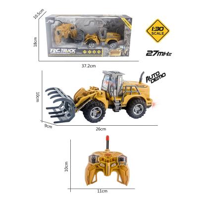 China Functional Excavator Tractor Kid RC Toy Truck Toys R/C Model Vehicles Coche De Juguete Electrico Frontloader de RC for sale