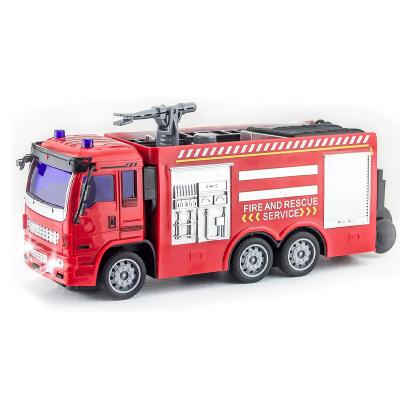 China New Item Fire Department RC Car 1:30 Scale 4CH R/C Fire Truck Model RC Car With Light High Speed ​​Fire Truck Toy Cars Gift For Boy for sale