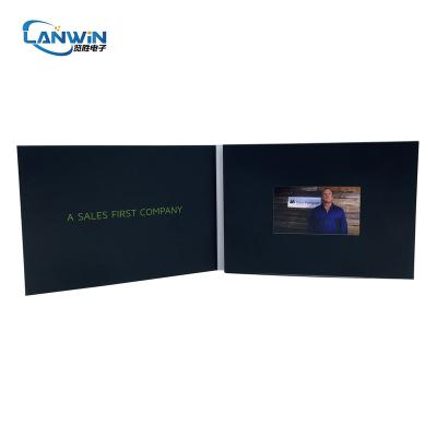 China Europe Wholesale Chinese Homemade LCD Brochure Video Card 7 Inch LCD Screen Display Brochure Video Box for sale