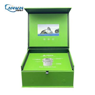 China Europe 4.3 Inch Screen Luxury LCD Advertising VCR Digital LCD Box Luxury Video Gift for sale