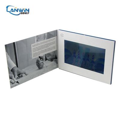 China Europe Crafts Video Brochure Module Lcd Screen Video Box With Lcd Screen Video Brochure For Gift for sale