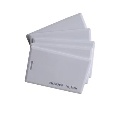 China T5577 White ID Contactless Smart Card RFID 125khz HID Clamshell Card for sale