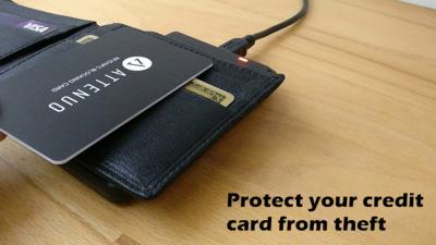 China PVC RFID Block Card Protector Card Signal Anti Theif With Shield Safety Guard for sale