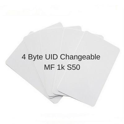 중국 UID 변경 가능한 PVC 재쓰기 가능한 RFID 카드 스마트 ISO 14443A ISO 15693 RFID 카드 판매용