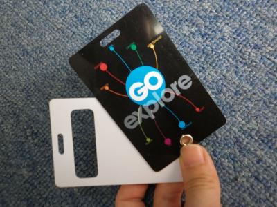 Chine Carte RFID NFC en PVC et PET 13.56MHz ISO14443A 0,8 mm - 0,84 mm Épaisseur à vendre