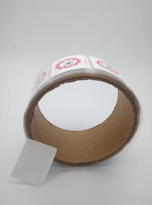 China Protección contra el robo Etiquetas de pegatinas RFID de papel frágil ISO14443A Pegatinas RFID de largo alcance en venta