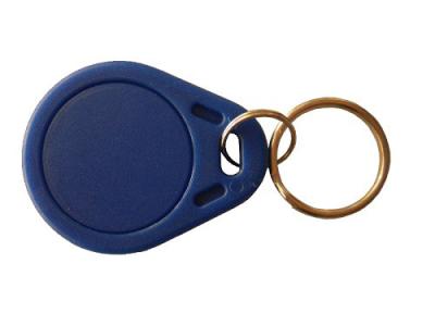 China High Frequency RFID Key Fob Smart Plastic NFC Keychain Tag ISO14443A for sale