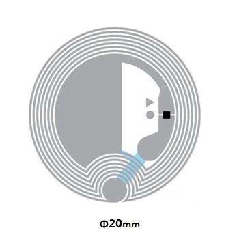 Chine Haute fréquence 13.56mhz étiquette papier NFC autocollant étiquette RFID de sécurité réécrivable à vendre