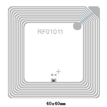 Китай Диа 25 мм RFID инлей 1 см - 3 см Диапазон чтения 13,56 МГц RFID сухой инлей продается