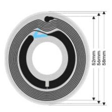 Китай SLI непрозрачная матовая бумага HF RFID умные теги круглый многоразовый детектор водонепроницаемый продается