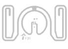 China Distancia de lectura de 2m UHF Inlay húmedo RFID Impinji Monza 3 Chip para tarjeta de identificación en venta