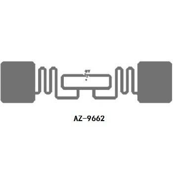 China AZ 9662 etiqueta RFID UHF etiqueta RFID con incrustación seca / incrustación húmeda para etiquetas ISO18000-6C / RFID etiqueta UHF inteligente en venta