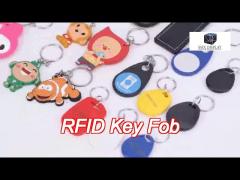 abs / pvc / pet rfid key tags customized logo laser printing