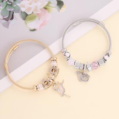 China Fashion TRENDY Jewelry Personalized Gift Original Design Charm Beaded Bracelet Women's Light Luxury Adjustable Bracelet for sale