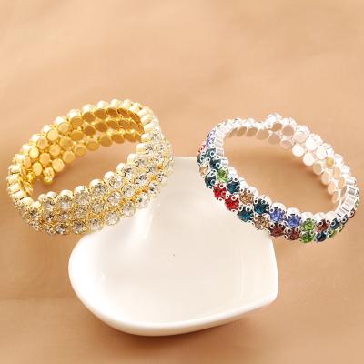 China TRENDY Rhinestone Color Bracelet For Women Fashion ins bracelet for sale