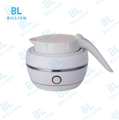 China 360 Degree Base 0.6L Mini Electric Portable Folding Travel Kettle Rotating Electric Tea Kettle for sale