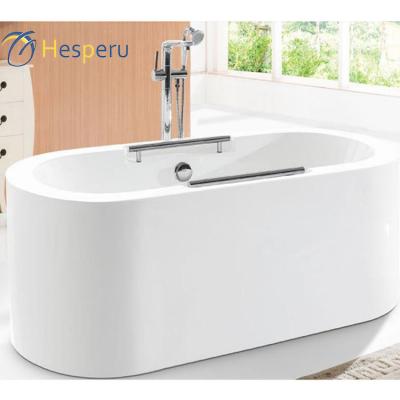 China Freestanding 1.7M Freestanding Artifical Stone Bathtub Comfortable Acrylic Bathroom Tub Freestanding Bath for sale