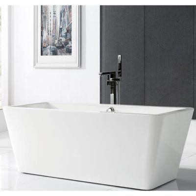 China Good Sale Acrylic White Free Standing Hotel Bathtubs / Household Bathtub Bathroom Bathtubs for sale