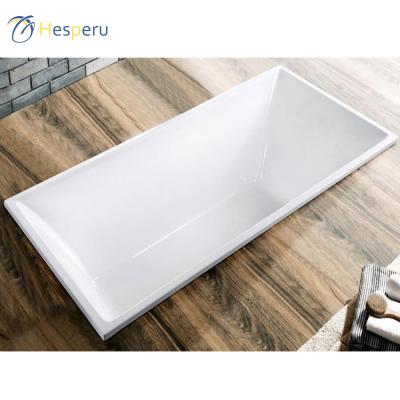 China Wholesale Embedded Drop In Tub One Person Acrylic Bathtub For Bathroom Small Adult Bathtub for sale