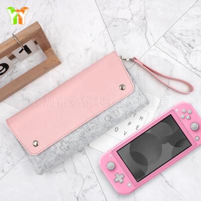 China Handmade Waxed Protective YY Canvas Storage Bag Pouch PlayStation Carry Case For Switch for sale