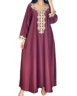 China Comfortable Feel Ethnic Clothing Indian Ladies Fashion Design Kaftan Long Dress Plus Size Islamic Clothing Abayas for sale