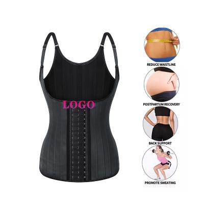 China Antibacterial Factory Custom Butt Lifter Plus Steel Latex Women's Full Waist Shapers Body Shaper 25 Animal Black Shapers for sale