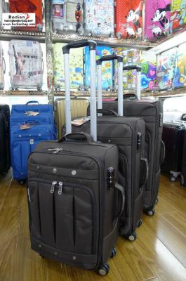 China cheap soft sided 20''+24'' +28'' three piece trolley luggage set,suitcases from Baigou for sale