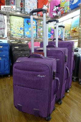 China cheap soft sided 20''+24'' +28'' three piece trolley luggage set,suitcases from Baigou for sale